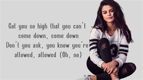 In the United Kingdom, the song peaked at number three and spent twenty-five non. . Selena gomez calm down lyrics